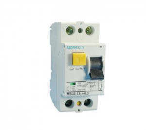 MSLE-63Residual Current Operated Circuit BreakerwithOver-currentProtection (EarthLeakageCircuit BreakerwithOverCurrentProtection)